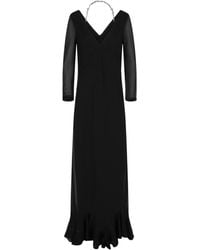 Givenchy - Off-The-Shoulder Dress With 4G Claw Chain - Lyst