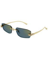 Cartier - Sunglasses Ct0474S 003/18/145 - Lyst