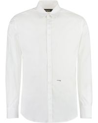 DSquared² - Stretch Cotton Shirt - Lyst