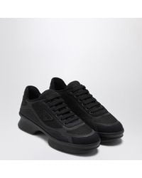 Prada - Logo Plaque Sneakers - Lyst