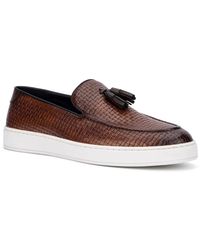 Lord + Taylor Christopher Kiltie Sneaker Loafer - Brown