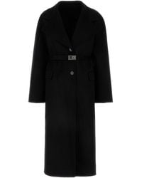 Ferragamo - Single Breasted Coat - Lyst