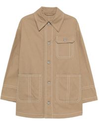 Ami Paris - Cotton Worker Jacket - Lyst