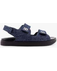 Givenchy - Sandals With Logo-Shaped Appliqué - Lyst