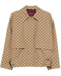 Gucci - Gg Canvas Bomber Jacket - Lyst