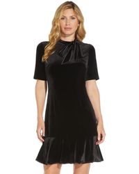 adrianna papell green velvet dress