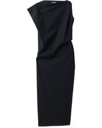 Jacquemus - La Robe Drap Midi Dress - Lyst
