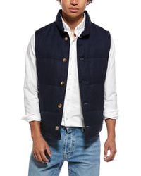 Brunello Cucinelli - Linen & Wool-Blend Vest - Lyst