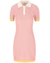 Fendi - Mini Polo Dress - Lyst