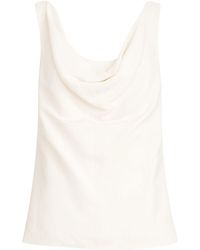 Brunello Cucinelli - Linen Blend Tank Top - Lyst