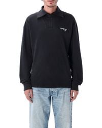 Acne Studios - Zip-Up Logo Sweatshirt - Lyst