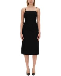 Theory - Midi Dress - Lyst