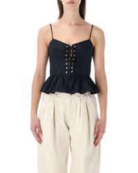 Isabel Marant - Marant Étoile Dolma Peplum Top - Lyst