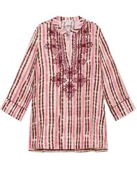 Tagliatore - Vertical Stripes Jacket - Lyst