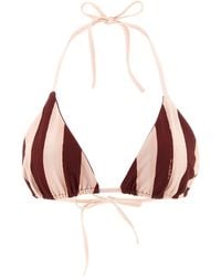 Fendi - 'pequin' Reversible Bikini Top - Lyst