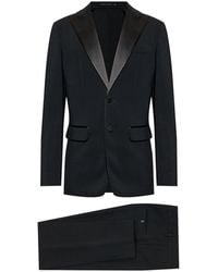 DSquared² - Miami Virgin Wool Two-Pieces Suit With Satin Lapels - Lyst