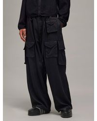 Y-3 - Wool Blend Cargo Pants - Lyst