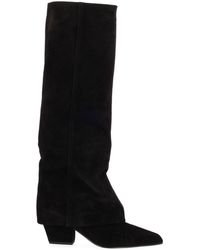 Paris Texas - Knee-High Suede Boots - Lyst