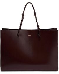 Jil Sander - Tangle Leather Tote Bag - Lyst