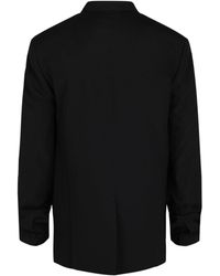 Givenchy - Oversized Wool Blazer With Satin Lapels - Lyst