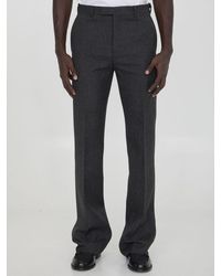 Dior - Flare Pleated Pants - Lyst