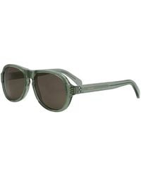 Celine - Sunglasses Aviator Full Rim, Shiny Frame And Lens Cl40298I93E - Lyst