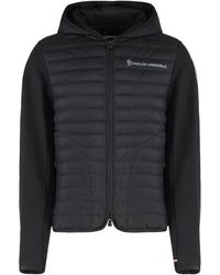 Moncler - Cardigan With Padded Front Panel - Lyst