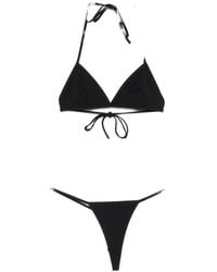 Gucci - Gg Interlocking Triangle Bikini Set - Lyst