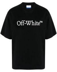 Off-White c/o Virgil Abloh - Big Bookish T-Shirt Cotton Tshirt - Lyst
