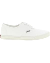 Prada - Solid Cotton Sneakers - Lyst
