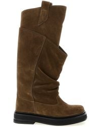 The Attico - 'Robin Passeggiata' Combat Boots - Lyst
