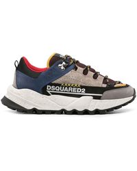 DSquared² - Luxe Colour Block Leather Sneakers - Lyst