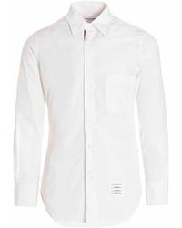 Thom Browne - Solid Poplin Shirt - Lyst