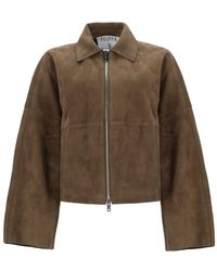 Filippa K - Suede "Coach" Jacket - Lyst