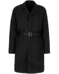 Prada - Re-Nylon Trench Coat Recycled Material - Lyst