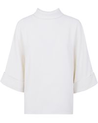 MKDT STUDIO - "Bailee" Crepe Georgette Blouse - Lyst