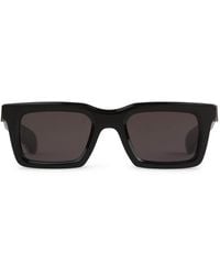 McQueen - Rectangular Frame Sunglasses - Lyst