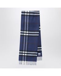 Burberry - Cashmere Scarf With Check Pattern - Lyst