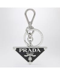 Prada - Metal Keyring - Lyst