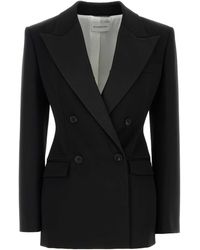 Givenchy - Double-Breasted Jacket With Peak Revers - Lyst