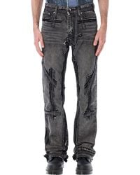 Who Decides War - Slim Fit Patchwork Jeans - Lyst
