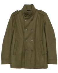 Herno - Short Peacoat - Lyst