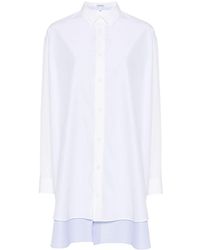Loewe - Cotton And Silk Blend Shirt Dress - Lyst