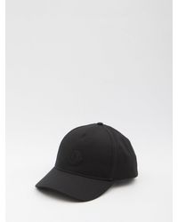 Moncler - Cotton Baseball Cap - Lyst
