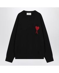 Ami Paris - Wool Sweater Ami De Coeur - Lyst