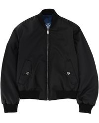 Versace - Solid Mock Collar Jacket - Lyst