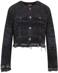 DIESEL - Cotton De-Graffy Jacket - Lyst