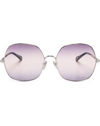 Chloé - Metal Sunglasses - Lyst