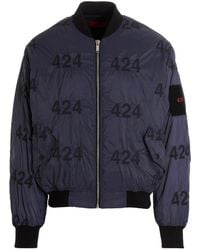 424 - Logo Reversible Bomber Jacket - Lyst