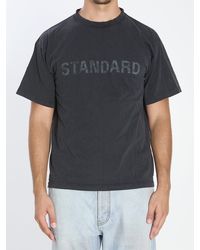Balenciaga - T-Shirt With A Crinkled Effect - Lyst